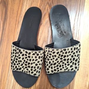 Women's boden leopard‎ print slides size 39